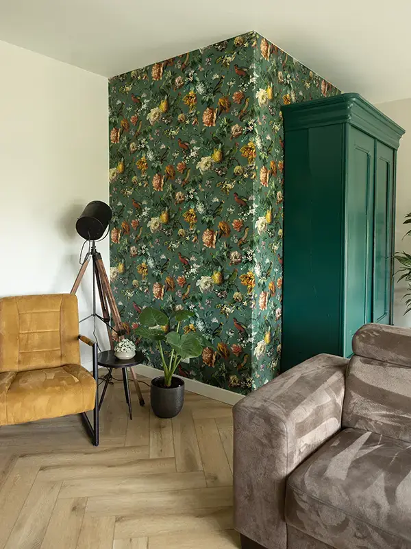 behang realisatie door Dorien