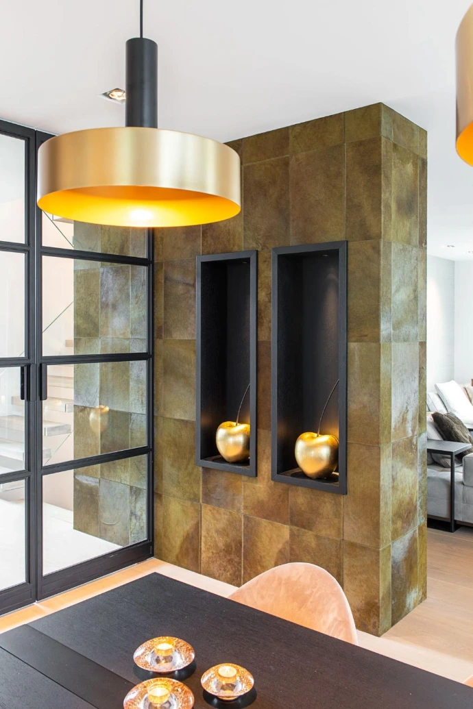 leer behang van Arte door Huls Kleur & Interieur
