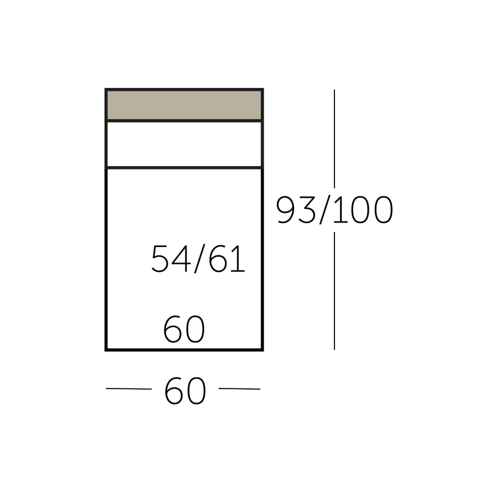 Connect Sofa element 60 zonder armen