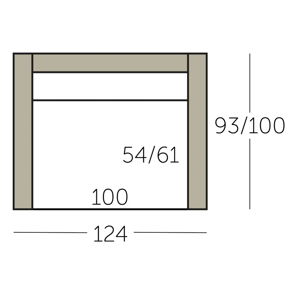 Connect Sofa element 100 met 2 armen
