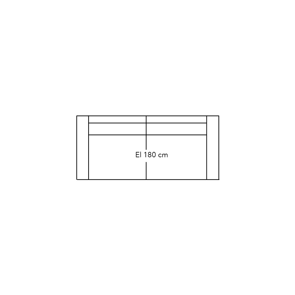 Connect Sofa Element 180 Met 2 Armen