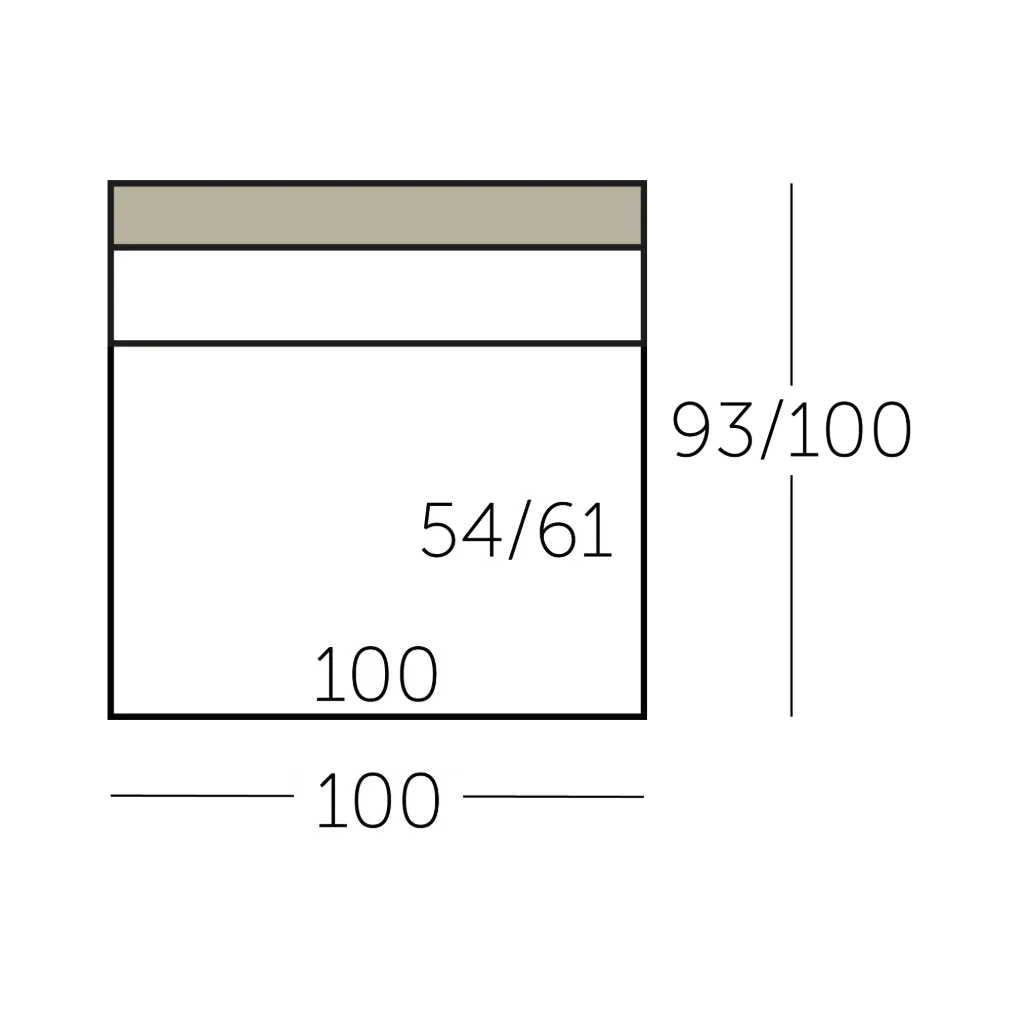 Connect XL Sofa element 100 zonder armen