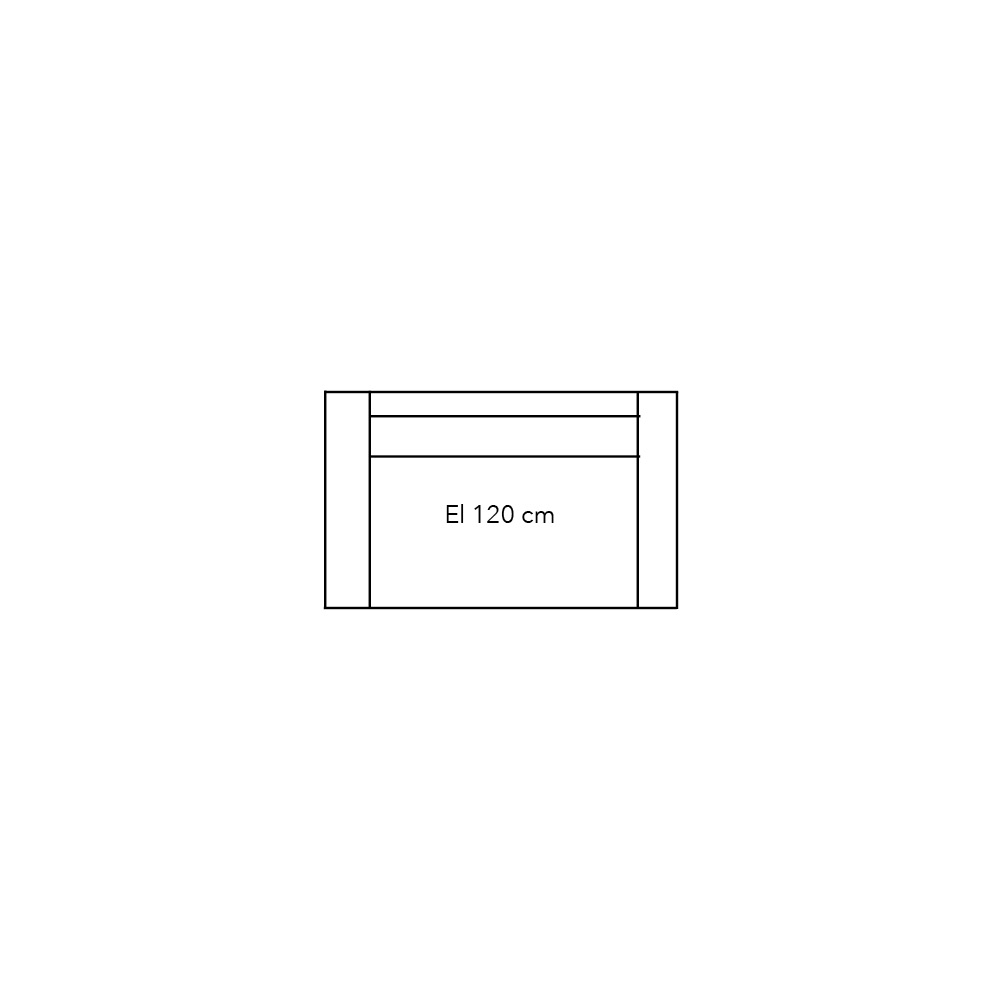 Connect Xl Sofa Element 120 Met 2 Armen